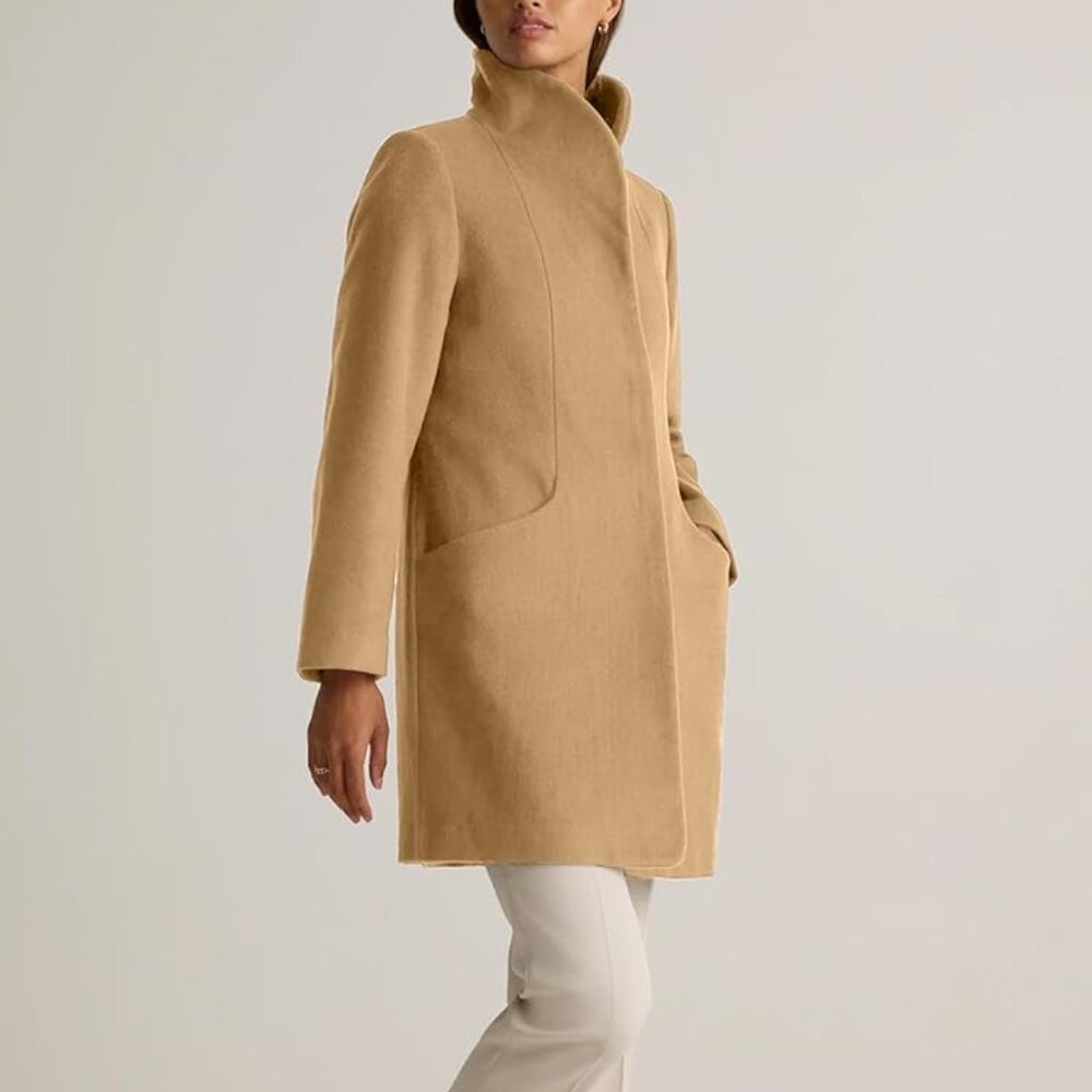 Alpha & Omega | Mid-Length Camel Coat